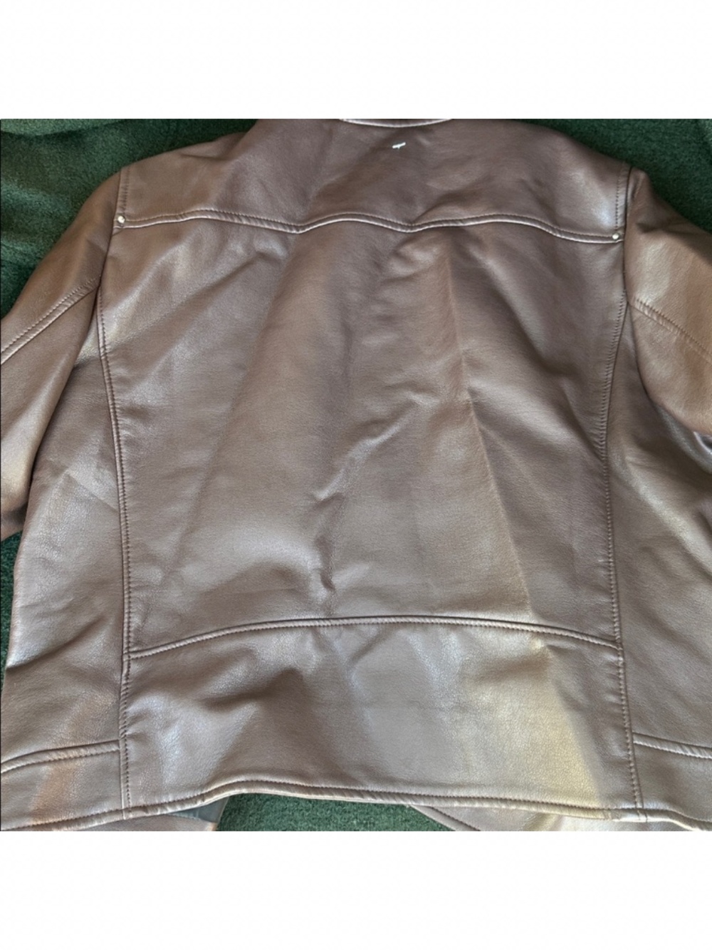 Mango leather jacket Large - Picture 6 of 8